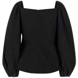 Carolina Herrera Puff Sleeve Top