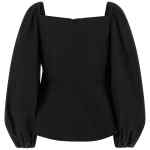 Carolina Herrera Puff Sleeve Top