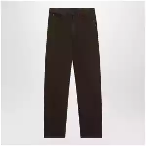 LEMAIRE Brown twill trousers