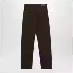 LEMAIRE Brown twill trousers
