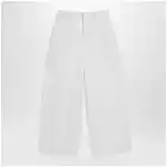 LEMAIRE Rice-white cotton trousers