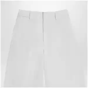 LEMAIRE Rice-white cotton trousers