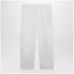 LEMAIRE Powder white cotton trousers