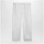 LEMAIRE Powder white cotton trousers