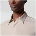 Lardini Beige linen-blend shirt