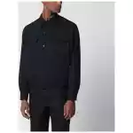 Lardini Blue wool shirt jacket