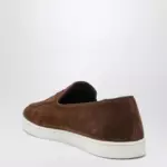 Church's Brown suede Peebles loafers