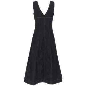 Self-Portrait Indigo Denim Midi Dress