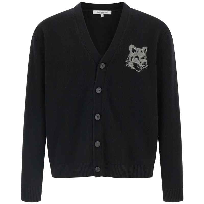 Maison Kitsuné Fox Head Cardigan