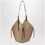 ISABEL MARANT Tampa shopping bag in raffia