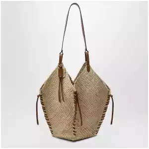 ISABEL MARANT Tampa shopping bag in raffia