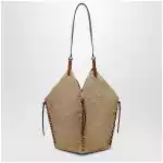 ISABEL MARANT Tampa shopping bag in raffia