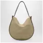 ISABEL MARANT Oskan hobo soft bag in sand-colored suede