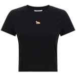 Maison Kitsuné Baby Fox Cropped T-shirt