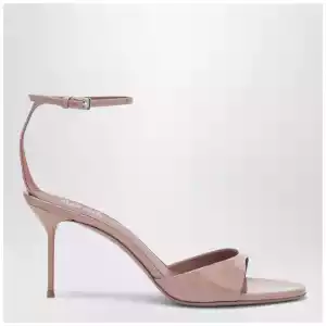 Paris Texas Lidia antique pink patent leather sandal