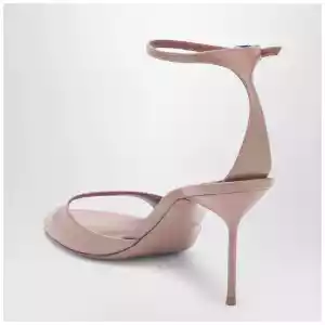 Paris Texas Lidia antique pink patent leather sandal