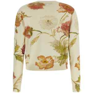 Carolina Herrera Floral Print Cardigan