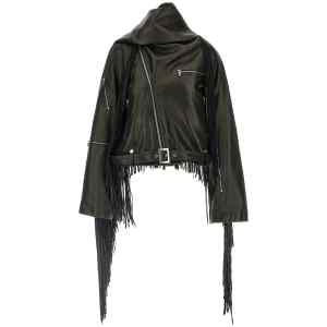 Rick Owens Cropped Scarf Flight Jacket