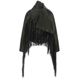 Rick Owens Cropped Scarf Flight Jacket