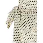 Self Portrait Polka Dot Satin Tie Side Mini Dress