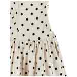 Self Portrait Cream Polka Dot Cotton Midi Dress