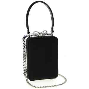 Self-Portrait Multi Crystal Chainmail Handbag