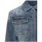 Self-Portrait Rhinestone Denim Jumpsuit