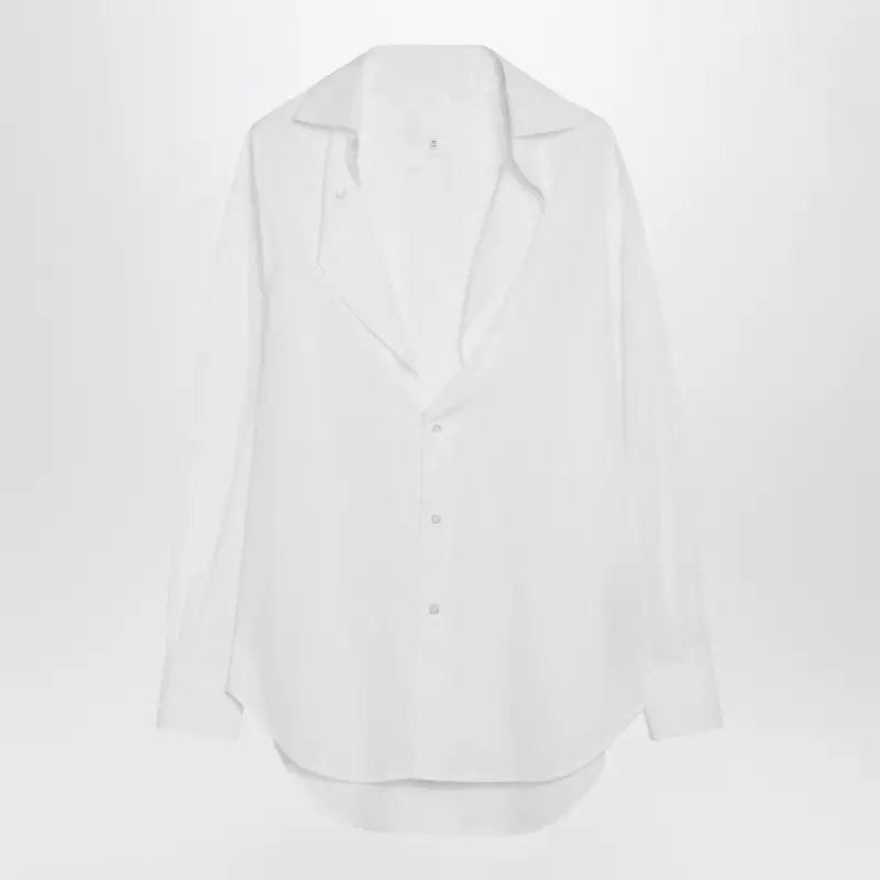 Maison Margiela White folded-collar shirt