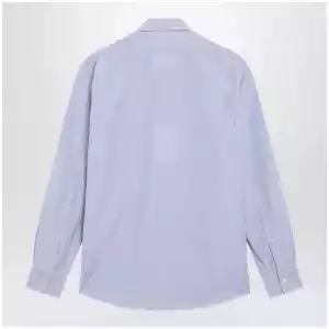 Maison Margiela Striped shirt in light blue cotton