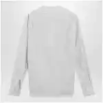 MM6 Maison Margiela Pinstriped cotton shirt with V-neck