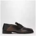 Maison Margiela Tabi City loafers in suede with laminated treatment