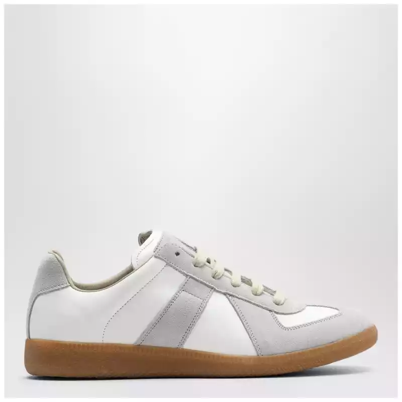 Maison Margiela Grey and white Replica sneakers
