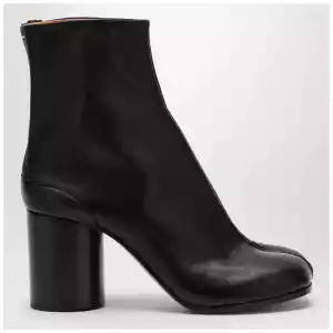 Maison Margiela Black leather Tabi ankle boots