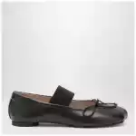 MM6 Maison Margiela Anatomic Numeric black ballet flats