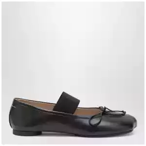 MM6 Maison Margiela Anatomic Numeric black ballet flats