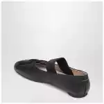 MM6 Maison Margiela Anatomic Numeric black ballet flats