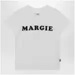 MM6 Maison Margiela Vintage jersey cotton T-shirt in white