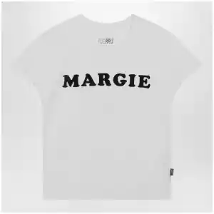 MM6 Maison Margiela Vintage jersey cotton T-shirt in white