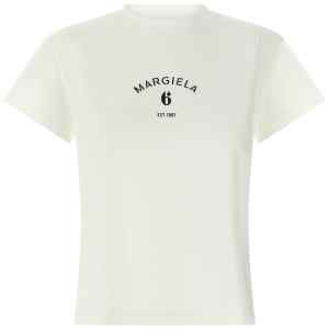 Mm6 Maison Margiela Logo Print T-shirt
