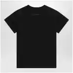 MM6 Maison Margiela Black T-shirt with logo print