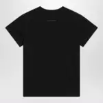 MM6 Maison Margiela Black T-shirt with logo print