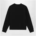 MM6 Maison Margiela Numeric signature crewneck sweatshirt in black cotton