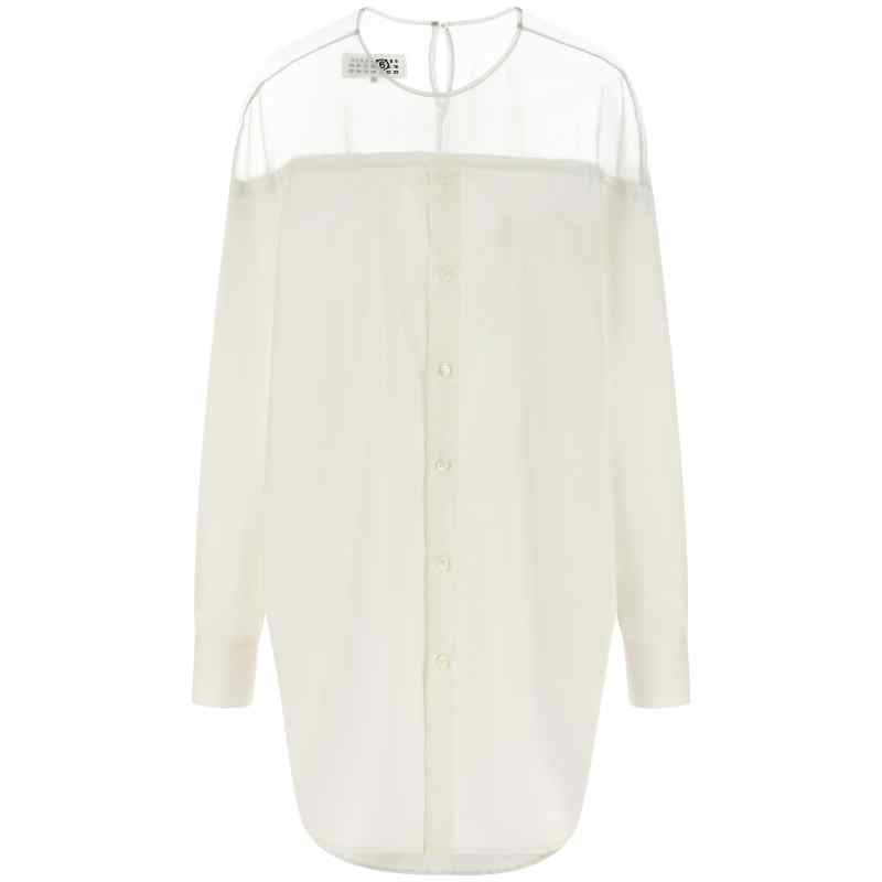 S62NH0053M35256101_01_M_2026-04-16T08-57-55.149Z-2 Mm6 Maison Margiela Tulle Insert Shirt
