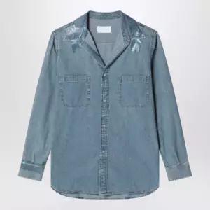 Maison Margiela Ice blue denim shirt