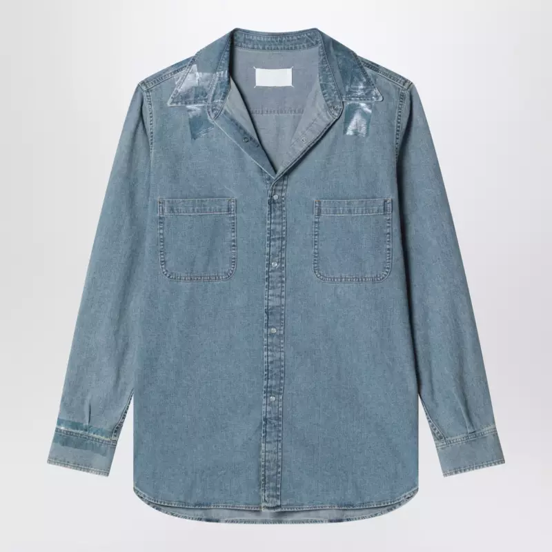 Maison Margiela Ice blue denim shirt