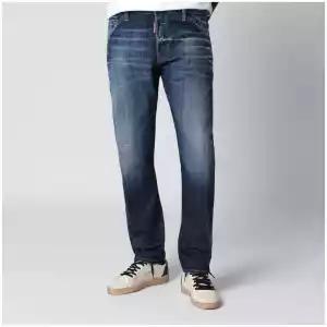 Dsquared2 Blue washed-effect jeans