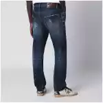 Dsquared2 Blue washed-effect jeans