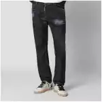 Dsquared2 Black washed-effect distressed jeans