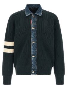 Dsquared2 Denim Mix D2 Cardigan
