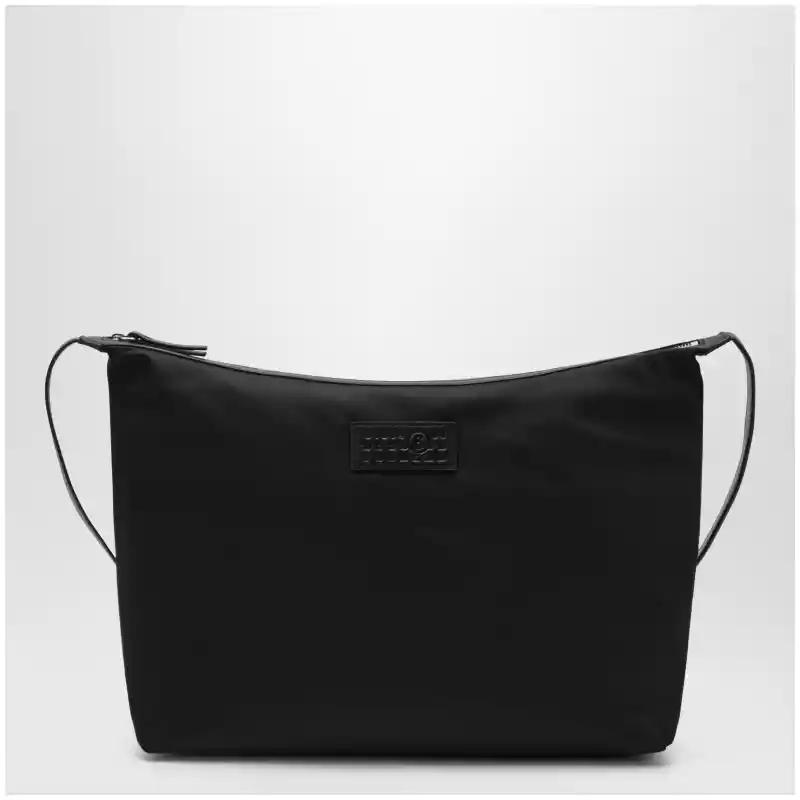 MM6 Maison Margiela Numeric crossbody bag in nylon and leather black